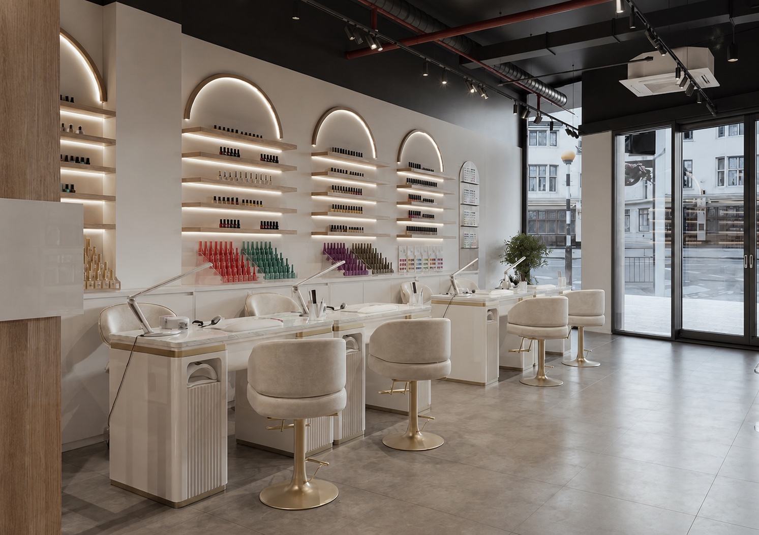 Manikérská část studia AMOR BEAUTY