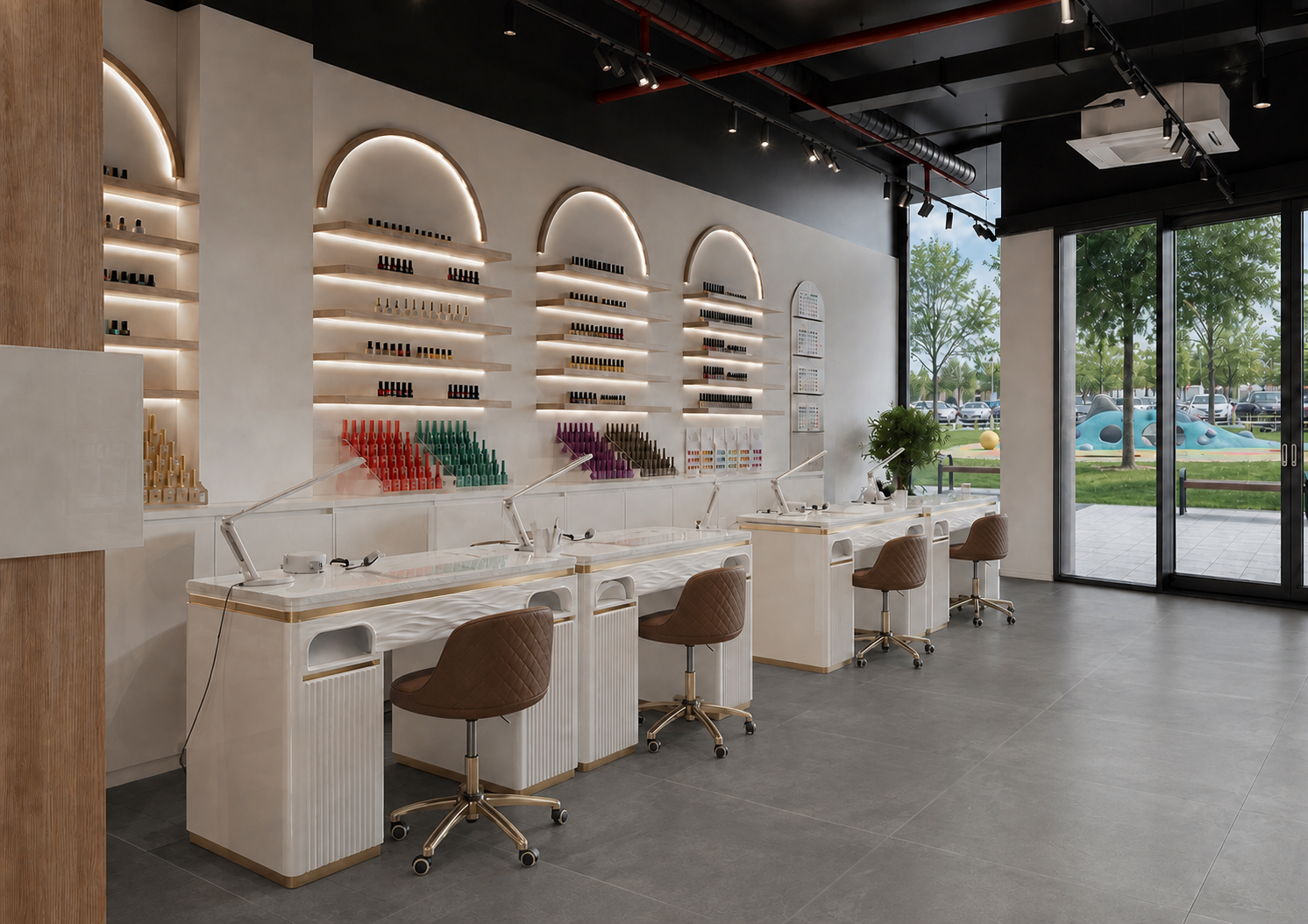 Manikérská část studia AMOR BEAUTY